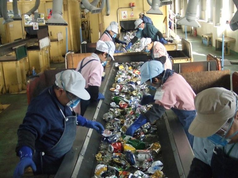 Recycling Center For Waste Cans And Bottles SDGs